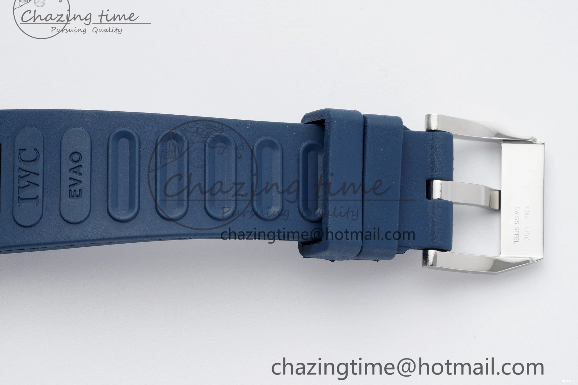 MIROTIME 0501 WellDesigned Aquatimer Automatic SS RSF 1:1 Best Edition Blue Dial on Blue Rubber Strap A 7057